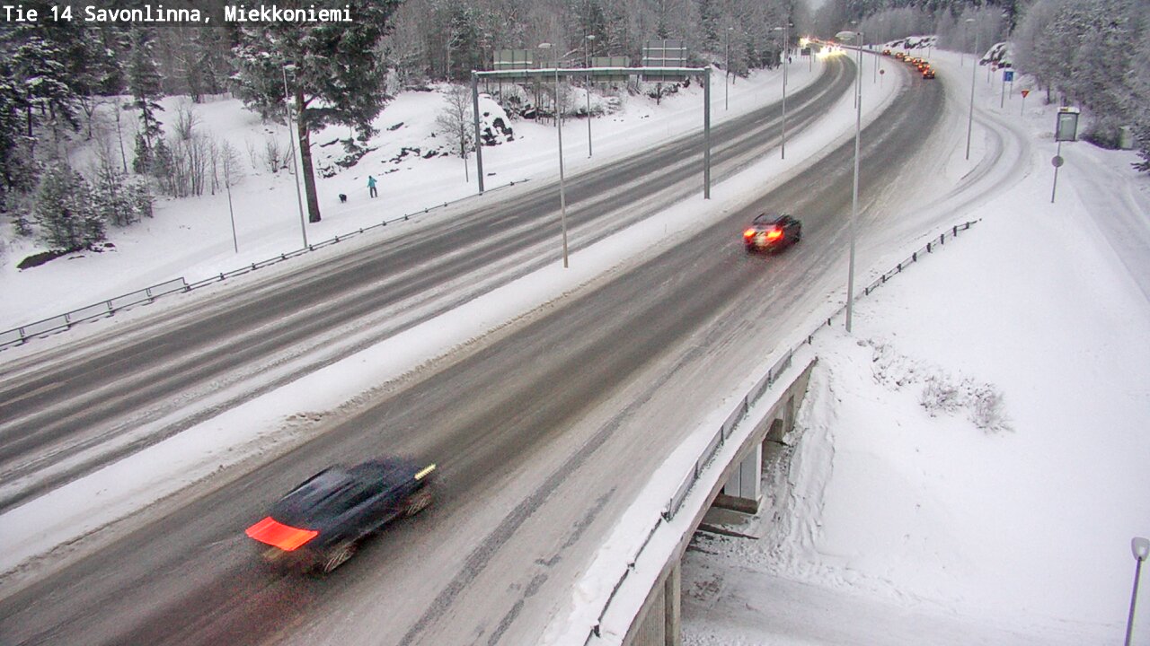 Weather Camera Image Road 14 Savonlinna, Miekkoniemi, Savonlinna, Etelä-Savo