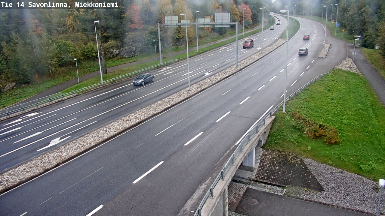Weather Camera Image Road 14 Savonlinna, Miekkoniemi, Savonlinna, Etelä-Savo