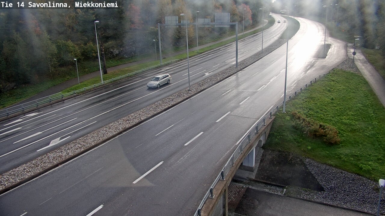 Weather Camera Image Road 14 Savonlinna, Miekkoniemi, Savonlinna, Etelä-Savo