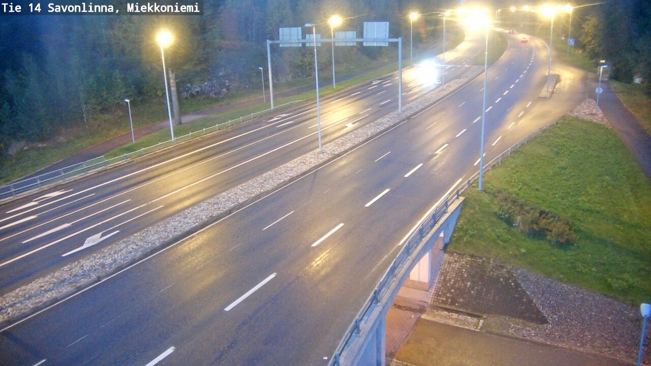 Weather Camera Image Road 14 Savonlinna, Miekkoniemi, Savonlinna, Etelä-Savo