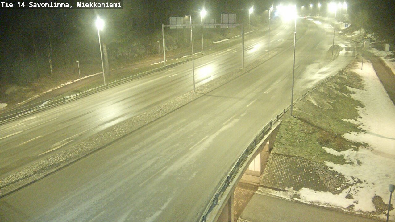 Weather Camera Image Road 14 Savonlinna, Miekkoniemi, Savonlinna, Etelä-Savo