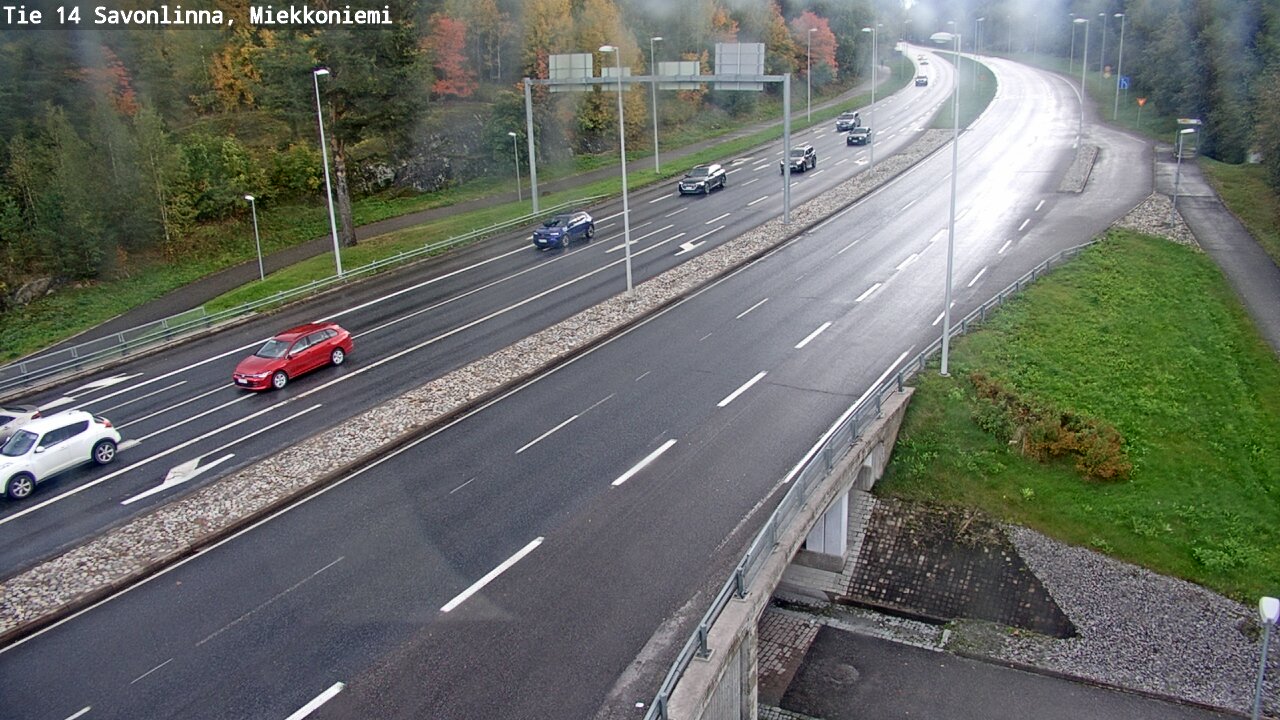Weather Camera Image Road 14 Savonlinna, Miekkoniemi, Savonlinna, Etelä-Savo