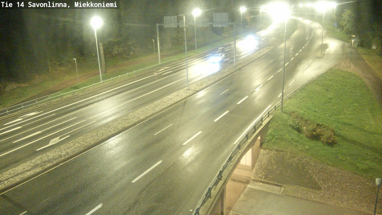 Weather Camera Image Road 14 Savonlinna, Miekkoniemi, Savonlinna, Etelä-Savo