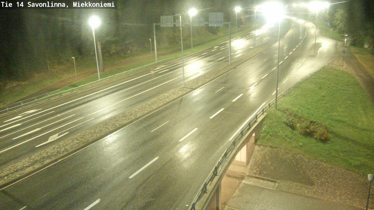 Weather Camera Image Road 14 Savonlinna, Miekkoniemi, Savonlinna, Etelä-Savo