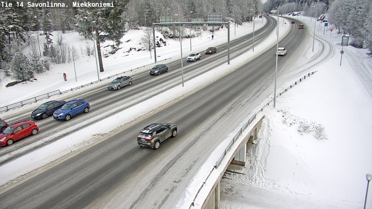 Weather Camera Image Road 14 Savonlinna, Miekkoniemi, Savonlinna, Etelä-Savo