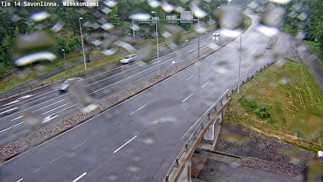 Weather Camera Image Road 14 Savonlinna, Miekkoniemi, Savonlinna, Etelä-Savo