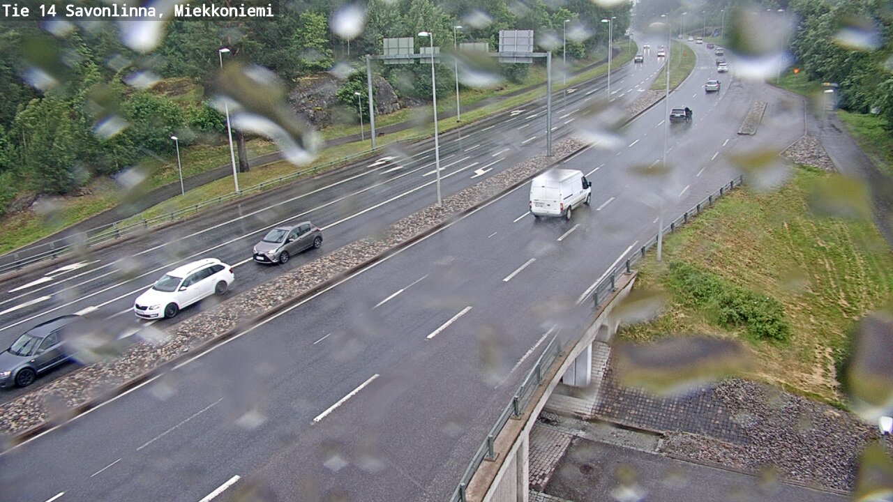 Weather Camera Image Road 14 Savonlinna, Miekkoniemi, Savonlinna, Etelä-Savo