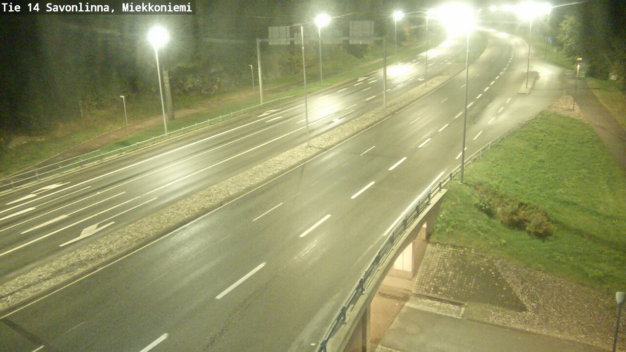 Weather Camera Image Road 14 Savonlinna, Miekkoniemi, Savonlinna, Etelä-Savo