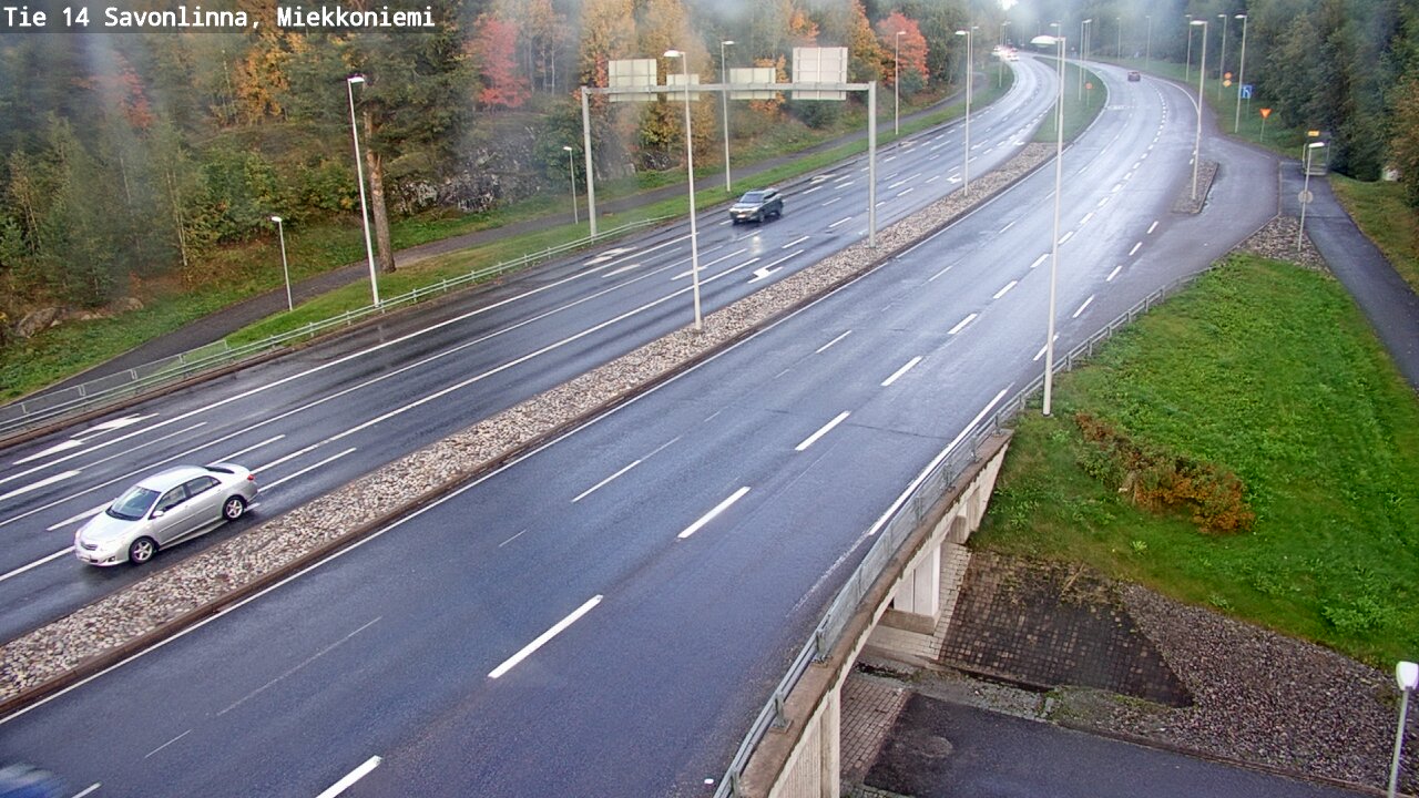 Weather Camera Image Road 14 Savonlinna, Miekkoniemi, Savonlinna, Etelä-Savo