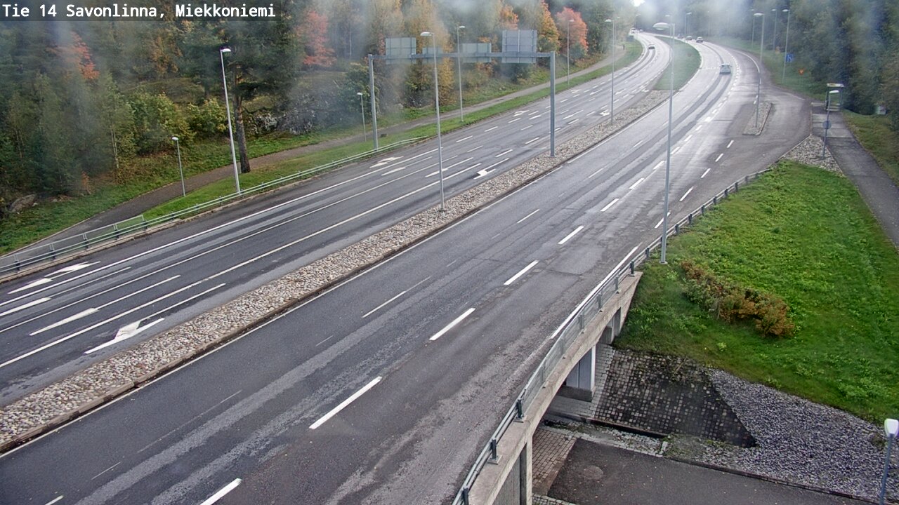 Weather Camera Image Road 14 Savonlinna, Miekkoniemi, Savonlinna, Etelä-Savo