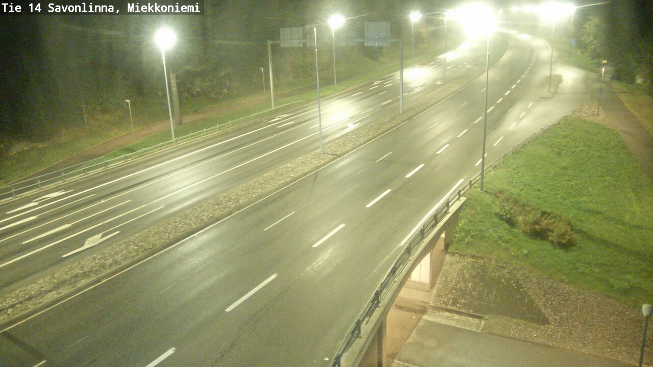 Weather Camera Image Road 14 Savonlinna, Miekkoniemi, Savonlinna, Etelä-Savo