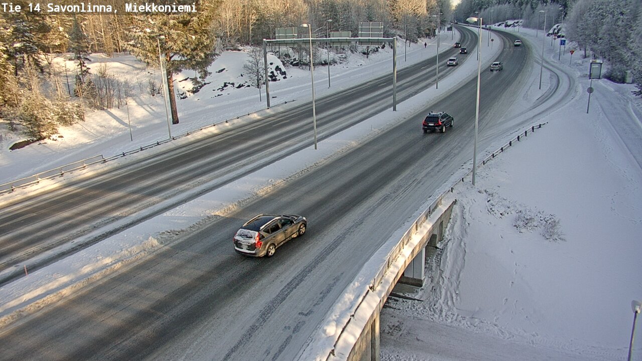 Weather Camera Image Road 14 Savonlinna, Miekkoniemi, Savonlinna, Etelä-Savo