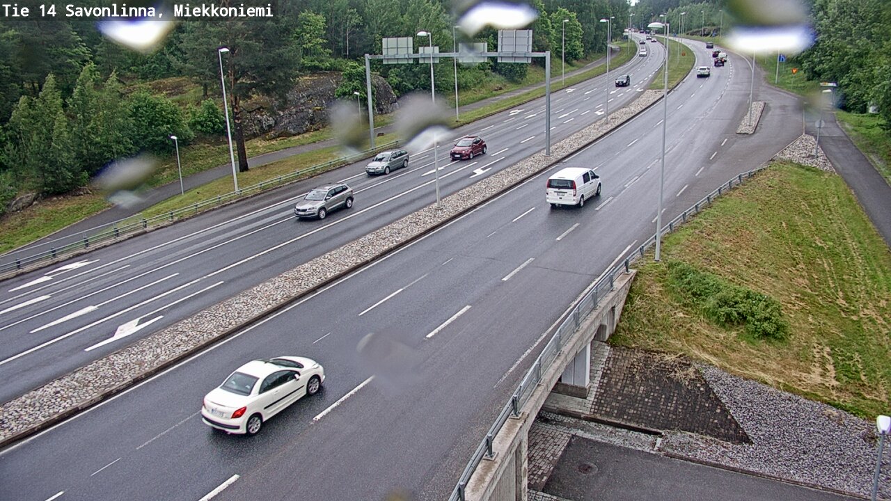 Weather Camera Image Road 14 Savonlinna, Miekkoniemi, Savonlinna, Etelä-Savo