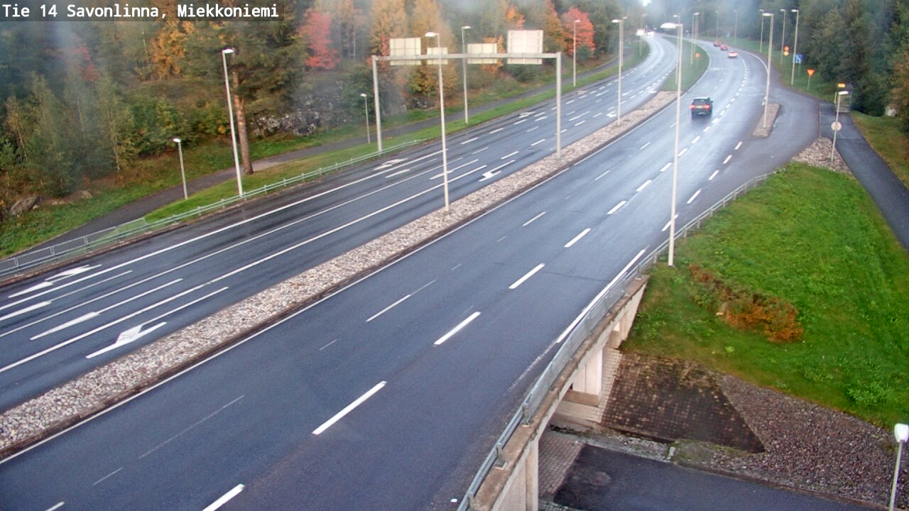 Weather Camera Image Road 14 Savonlinna, Miekkoniemi, Savonlinna, Etelä-Savo