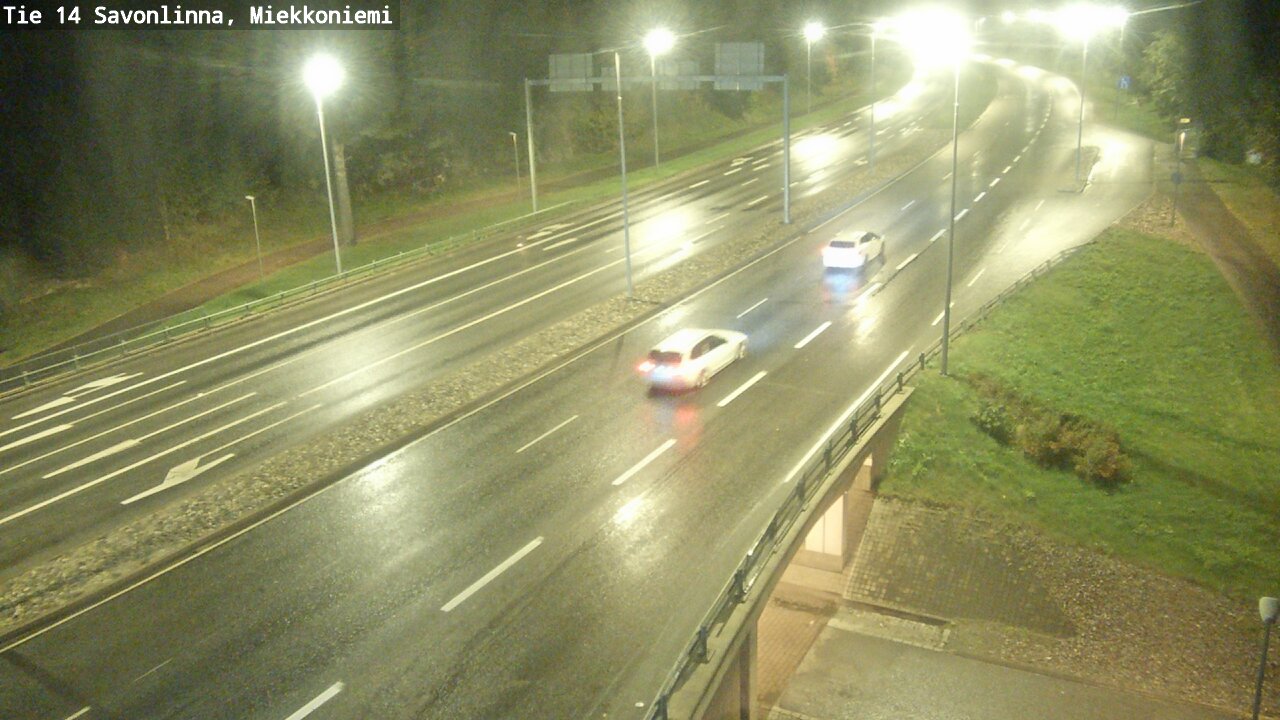 Weather Camera Image Road 14 Savonlinna, Miekkoniemi, Savonlinna, Etelä-Savo