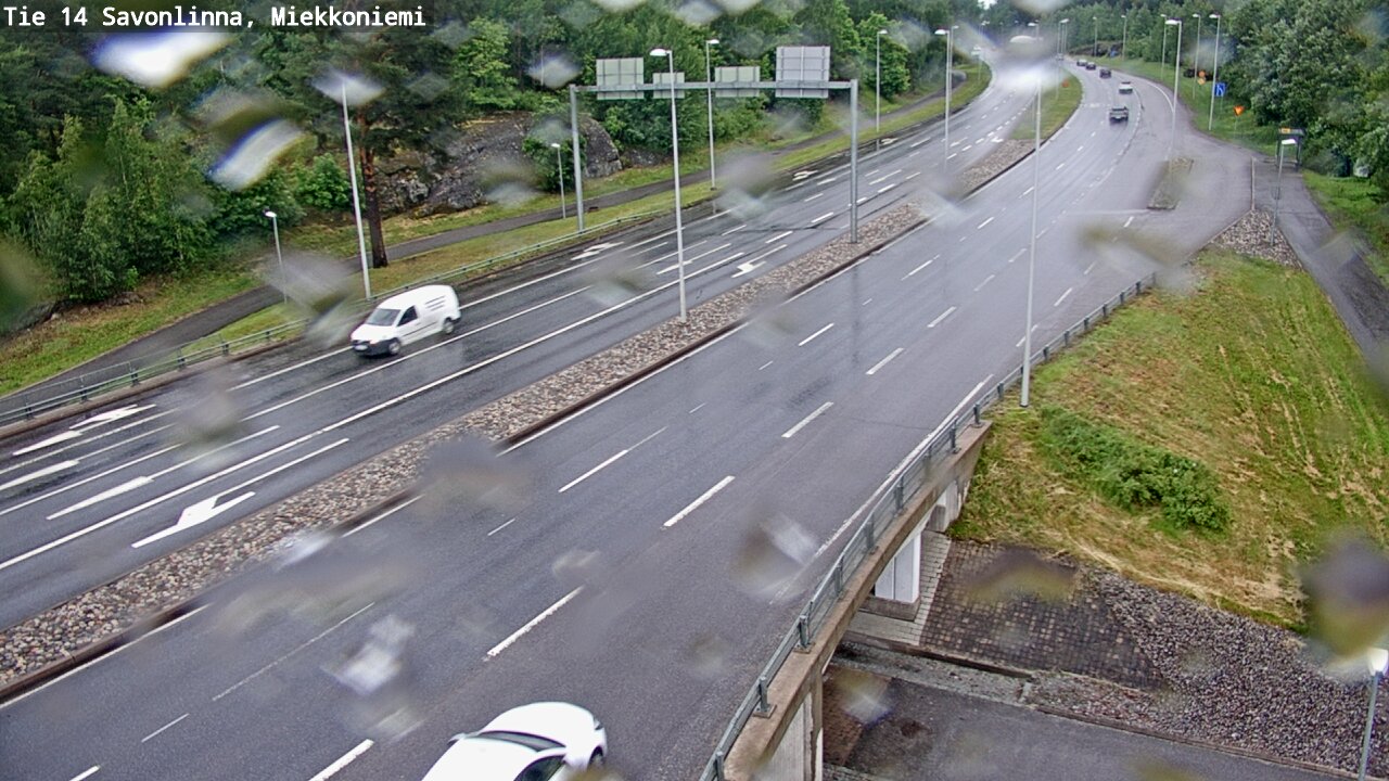 Weather Camera Image Väg 14 Nyslott, Miekkoniemi, Savonlinna, Etelä-Savo