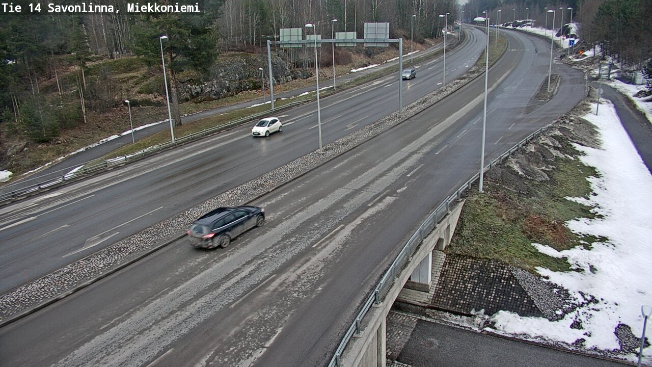Weather Camera Image Road 14 Savonlinna, Miekkoniemi, Savonlinna, Etelä-Savo