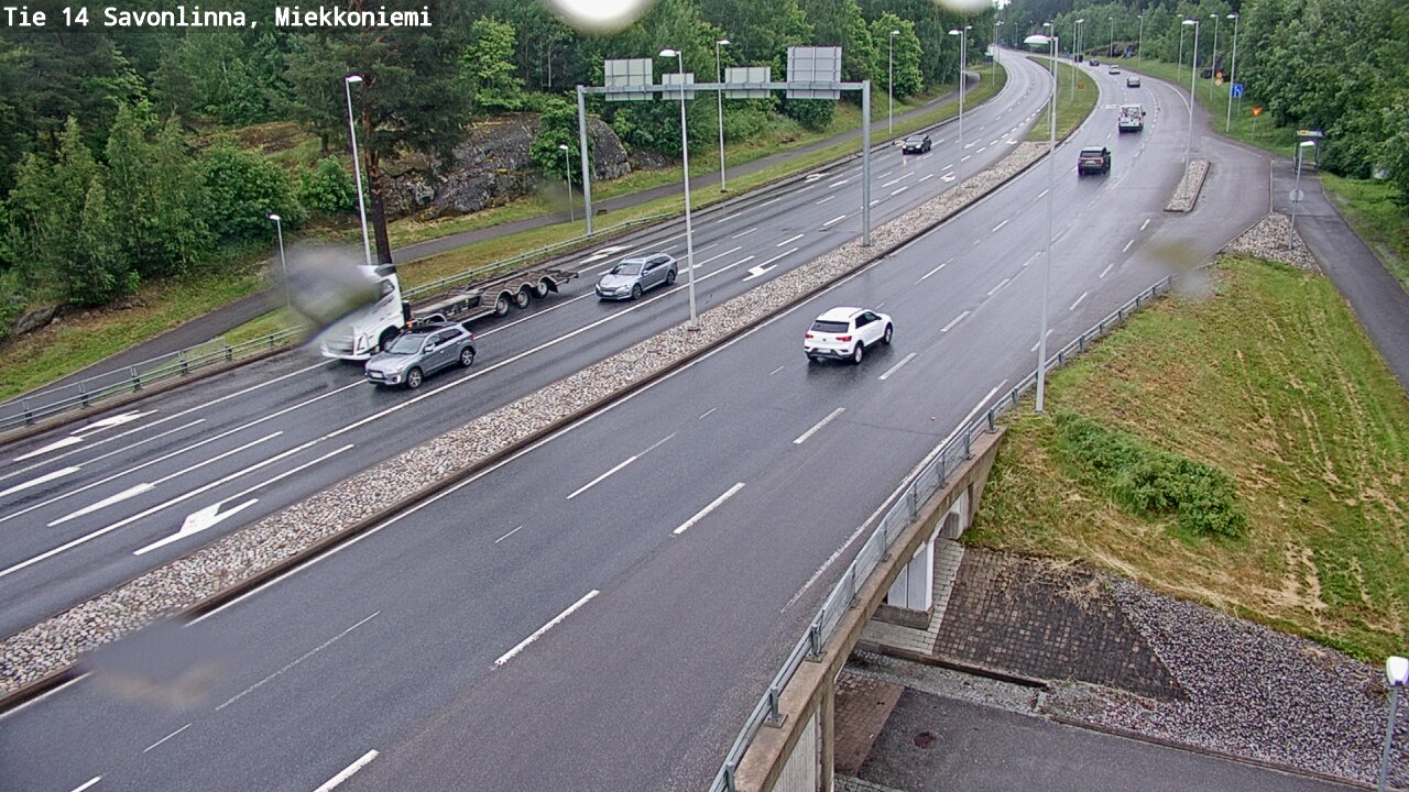 Weather Camera Image Road 14 Savonlinna, Miekkoniemi, Savonlinna, Etelä-Savo