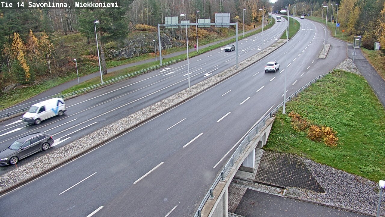 Weather Camera Image Väg 14 Nyslott, Miekkoniemi, Savonlinna, Etelä-Savo