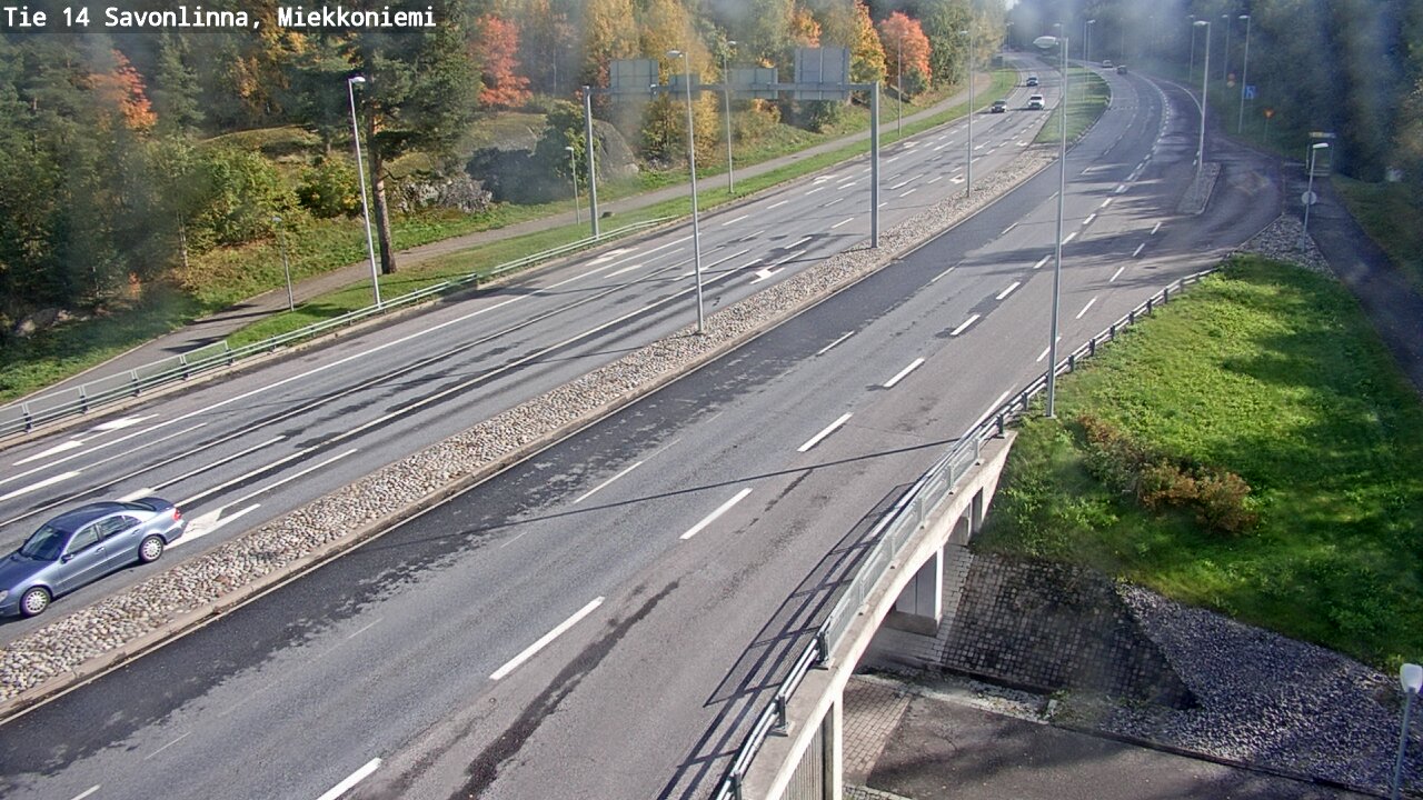 Weather Camera Image Road 14 Savonlinna, Miekkoniemi, Savonlinna, Etelä-Savo