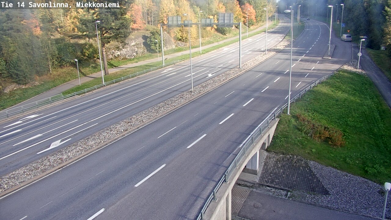 Weather Camera Image Road 14 Savonlinna, Miekkoniemi, Savonlinna, Etelä-Savo