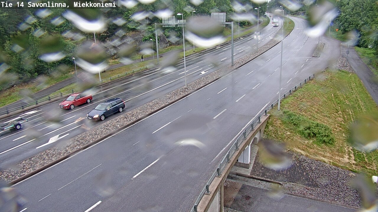 Weather Camera Image Road 14 Savonlinna, Miekkoniemi, Savonlinna, Etelä-Savo