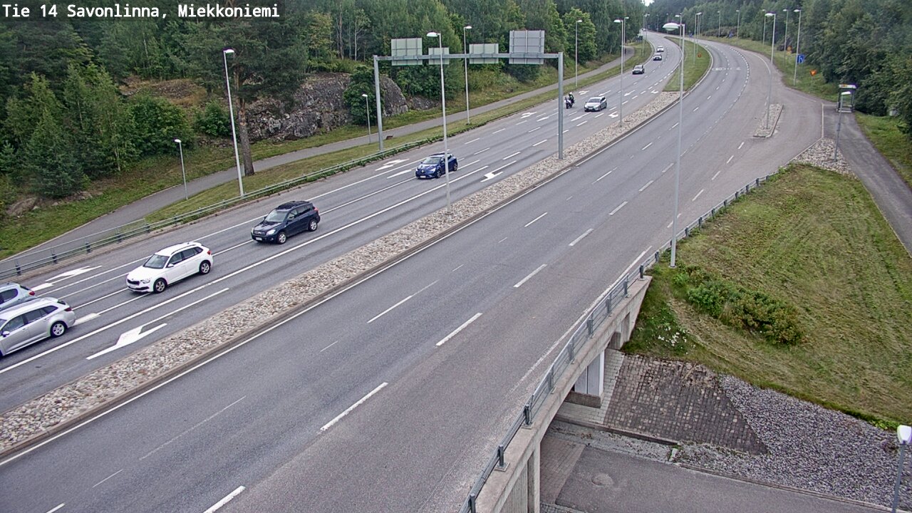 Weather Camera Image Road 14 Savonlinna, Miekkoniemi, Savonlinna, Etelä-Savo