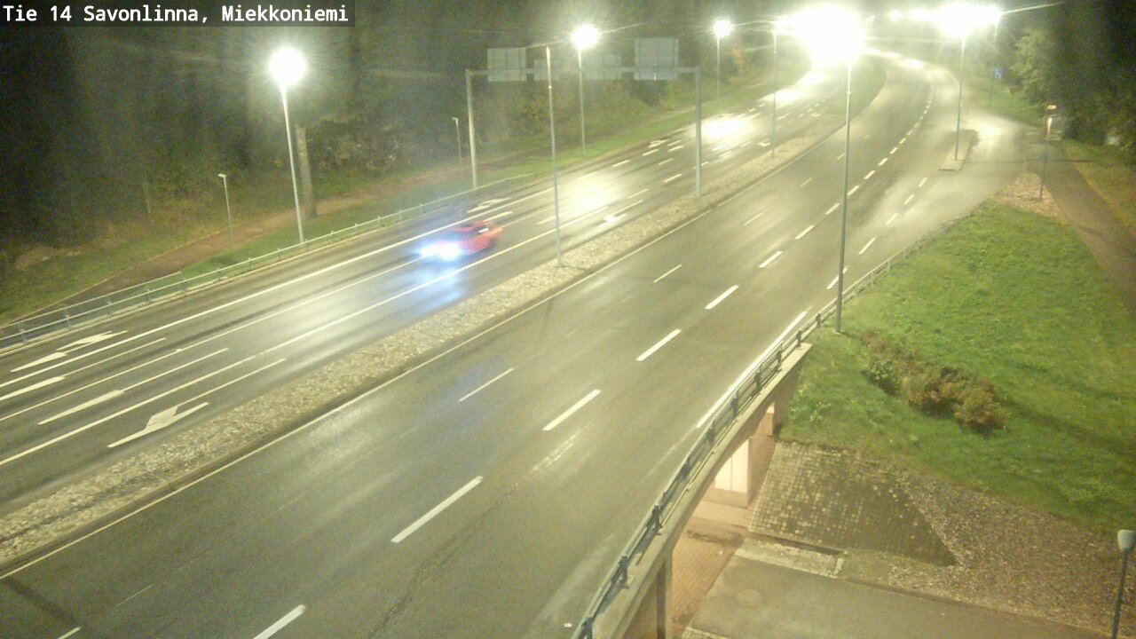 Weather Camera Image Road 14 Savonlinna, Miekkoniemi, Savonlinna, Etelä-Savo