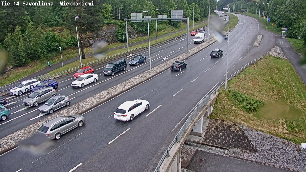 Weather Camera Image Road 14 Savonlinna, Miekkoniemi, Savonlinna, Etelä-Savo