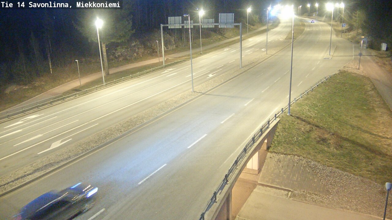 Weather Camera Image Road 14 Savonlinna, Miekkoniemi, Savonlinna, Etelä-Savo