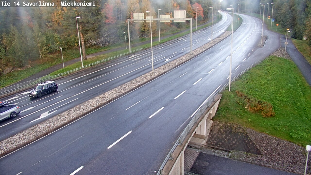 Weather Camera Image Road 14 Savonlinna, Miekkoniemi, Savonlinna, Etelä-Savo