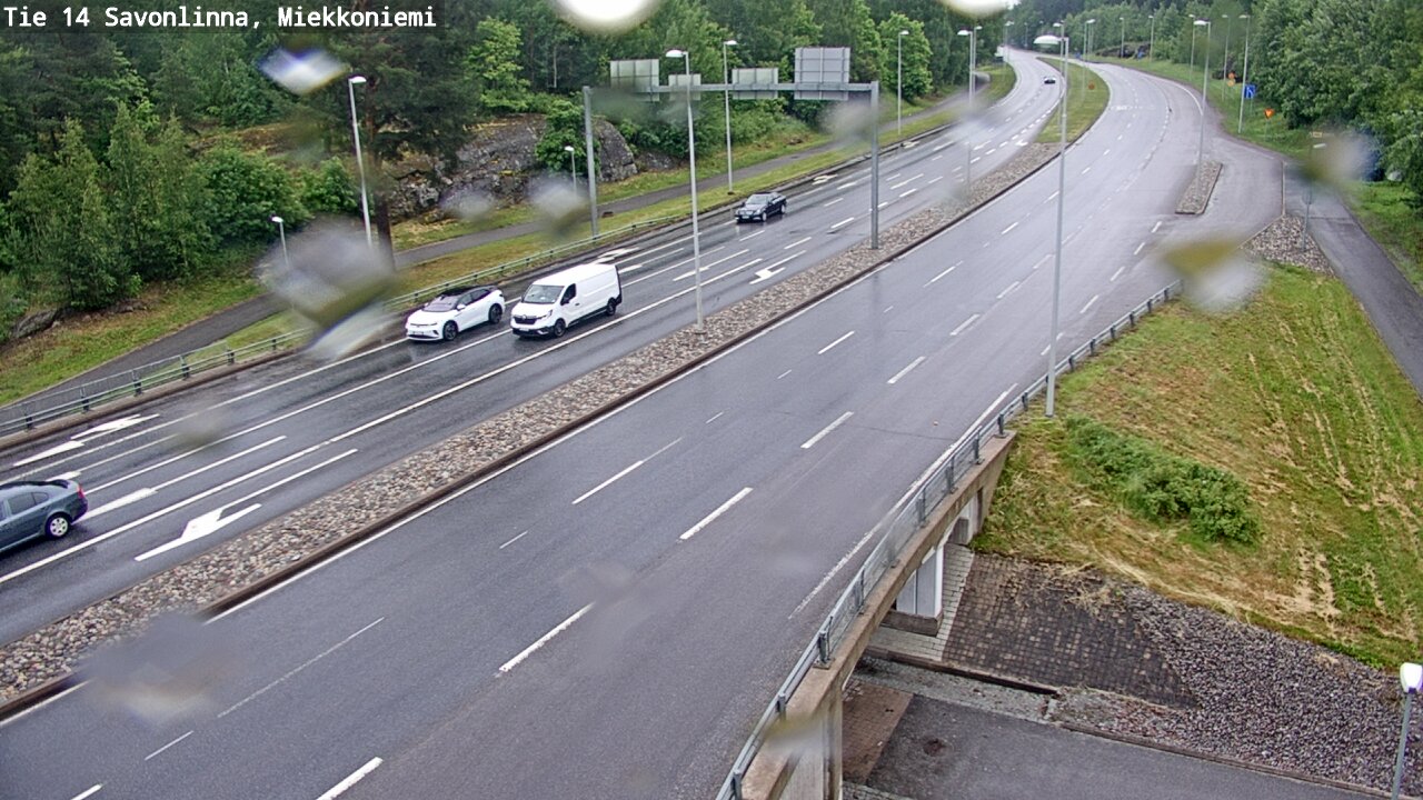 Weather Camera Image Road 14 Savonlinna, Miekkoniemi, Savonlinna, Etelä-Savo