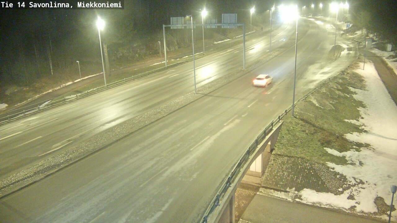 Weather Camera Image Road 14 Savonlinna, Miekkoniemi, Savonlinna, Etelä-Savo