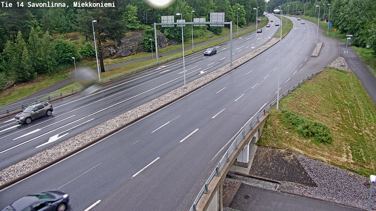 Weather Camera Image Road 14 Savonlinna, Miekkoniemi, Savonlinna, Etelä-Savo