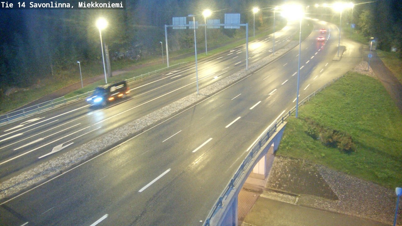 Weather Camera Image Road 14 Savonlinna, Miekkoniemi, Savonlinna, Etelä-Savo