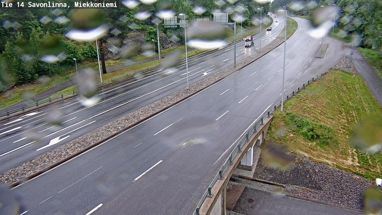 Weather Camera Image Road 14 Savonlinna, Miekkoniemi, Savonlinna, Etelä-Savo