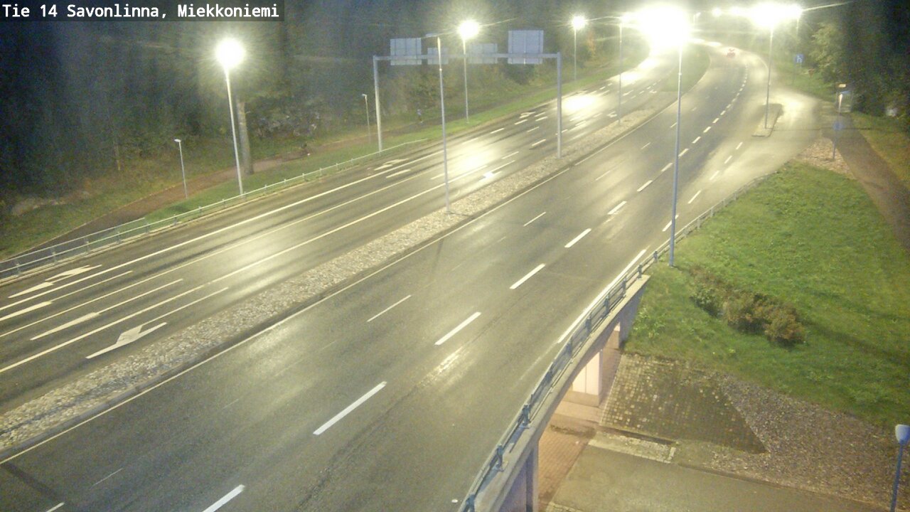 Weather Camera Image Road 14 Savonlinna, Miekkoniemi, Savonlinna, Etelä-Savo