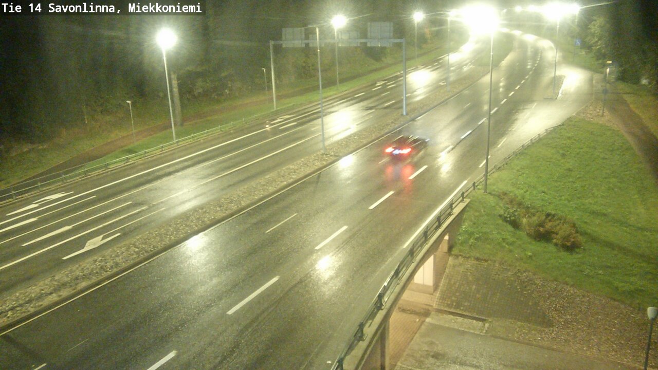 Weather Camera Image Road 14 Savonlinna, Miekkoniemi, Savonlinna, Etelä-Savo