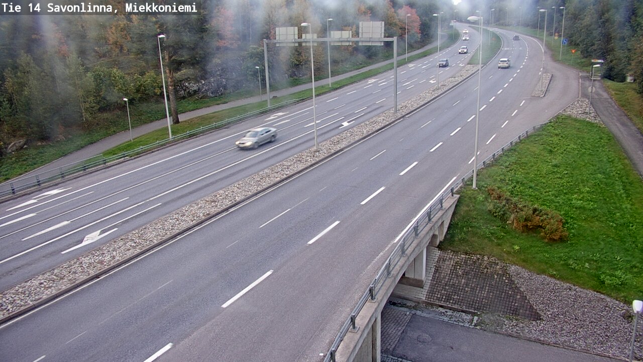 Weather Camera Image Road 14 Savonlinna, Miekkoniemi, Savonlinna, Etelä-Savo