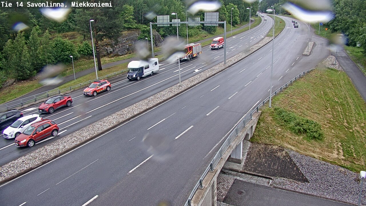 Weather Camera Image Road 14 Savonlinna, Miekkoniemi, Savonlinna, Etelä-Savo