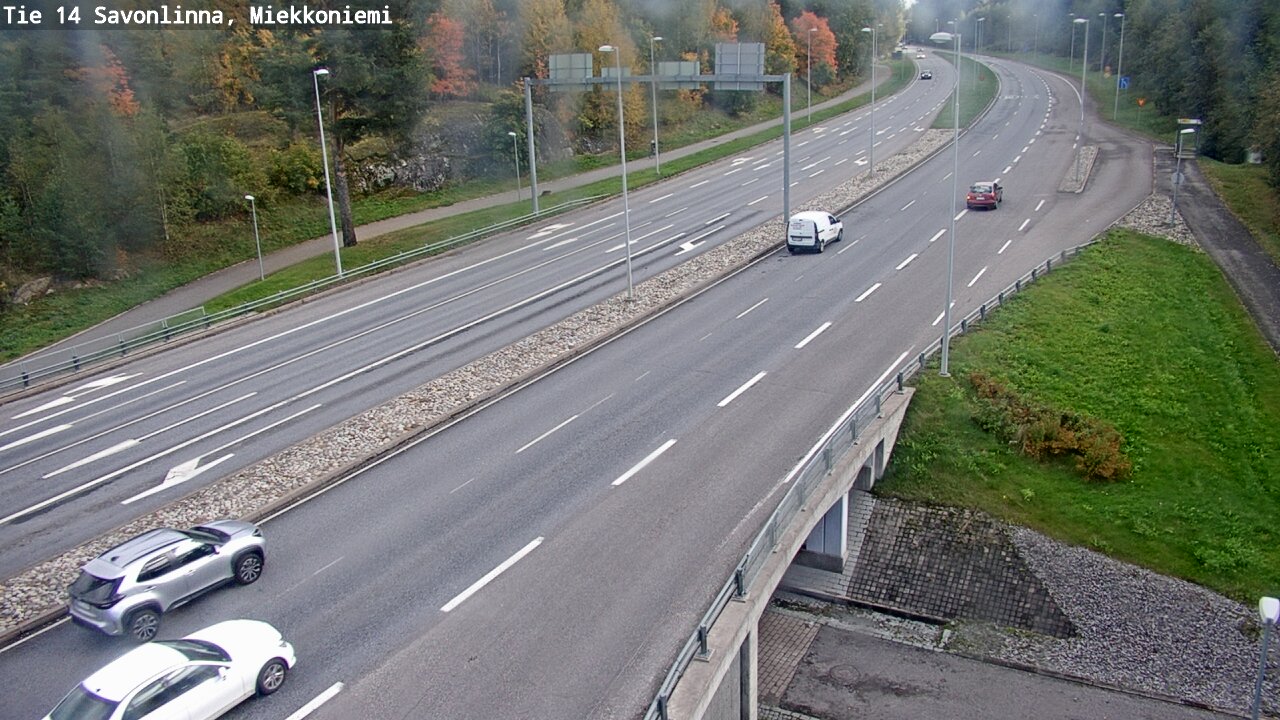 Weather Camera Image Road 14 Savonlinna, Miekkoniemi, Savonlinna, Etelä-Savo