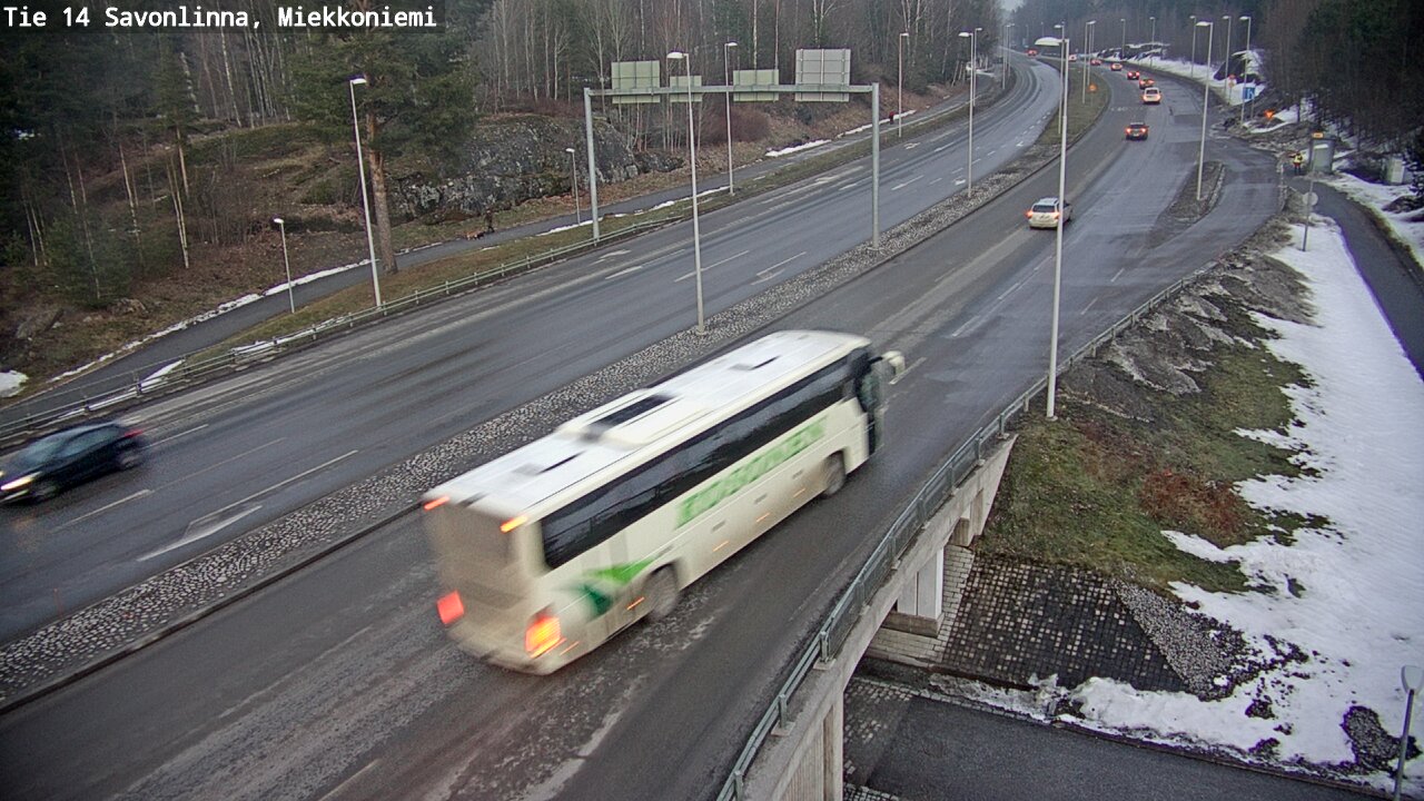 Weather Camera Image Road 14 Savonlinna, Miekkoniemi, Savonlinna, Etelä-Savo