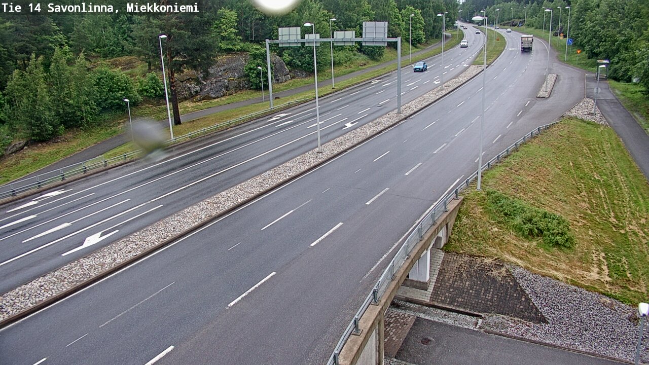Weather Camera Image Road 14 Savonlinna, Miekkoniemi, Savonlinna, Etelä-Savo