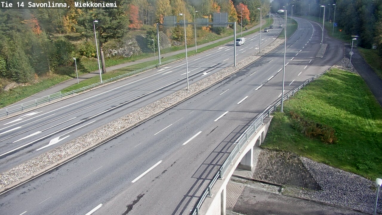 Weather Camera Image Road 14 Savonlinna, Miekkoniemi, Savonlinna, Etelä-Savo