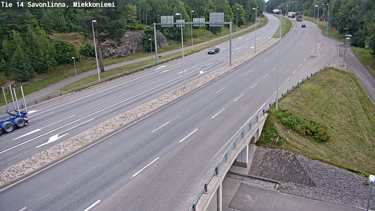 Weather Camera Image Road 14 Savonlinna, Miekkoniemi, Savonlinna, Etelä-Savo