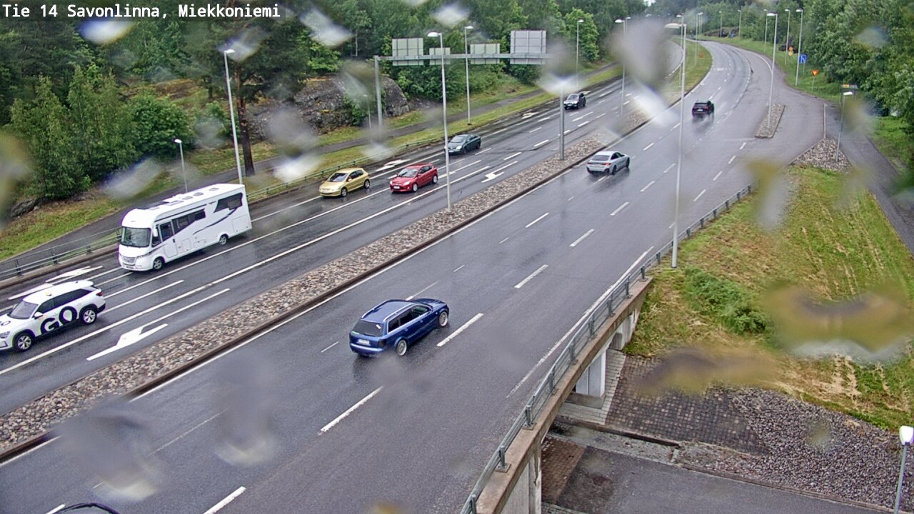 Weather Camera Image Road 14 Savonlinna, Miekkoniemi, Savonlinna, Etelä-Savo
