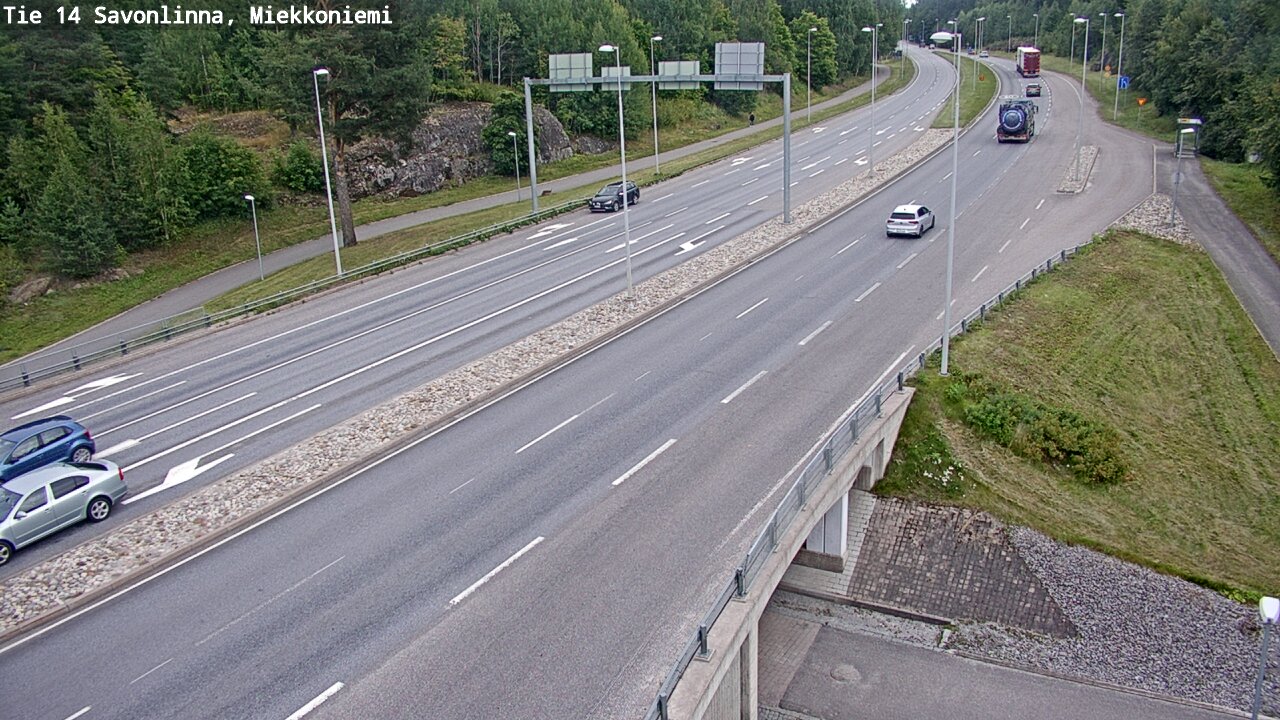 Weather Camera Image Road 14 Savonlinna, Miekkoniemi, Savonlinna, Etelä-Savo