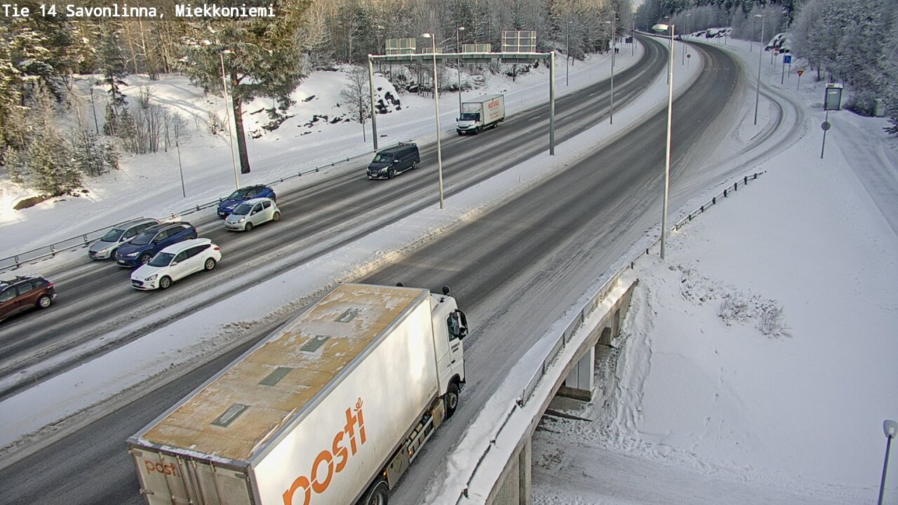 Weather Camera Image Road 14 Savonlinna, Miekkoniemi, Savonlinna, Etelä-Savo