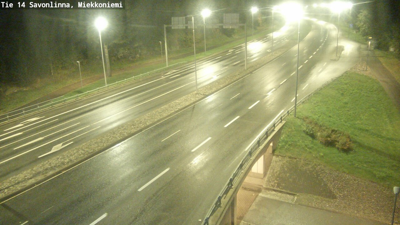 Weather Camera Image Road 14 Savonlinna, Miekkoniemi, Savonlinna, Etelä-Savo