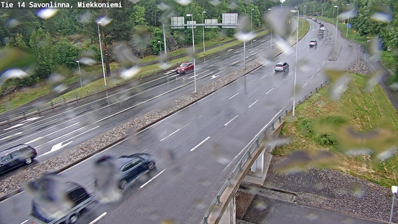 Weather Camera Image Road 14 Savonlinna, Miekkoniemi, Savonlinna, Etelä-Savo
